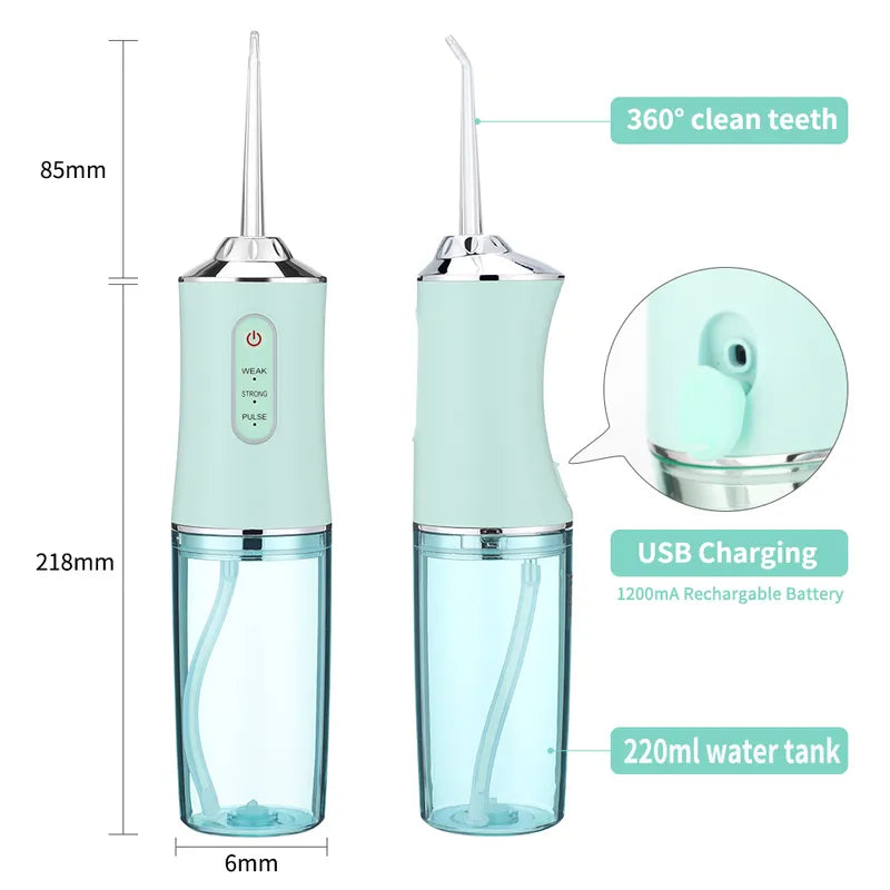 Rechargeable Portable Water Flosser (Free Home Delivery)