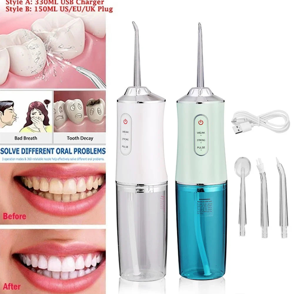Rechargeable Portable Water Flosser  (Free Home Delivery)