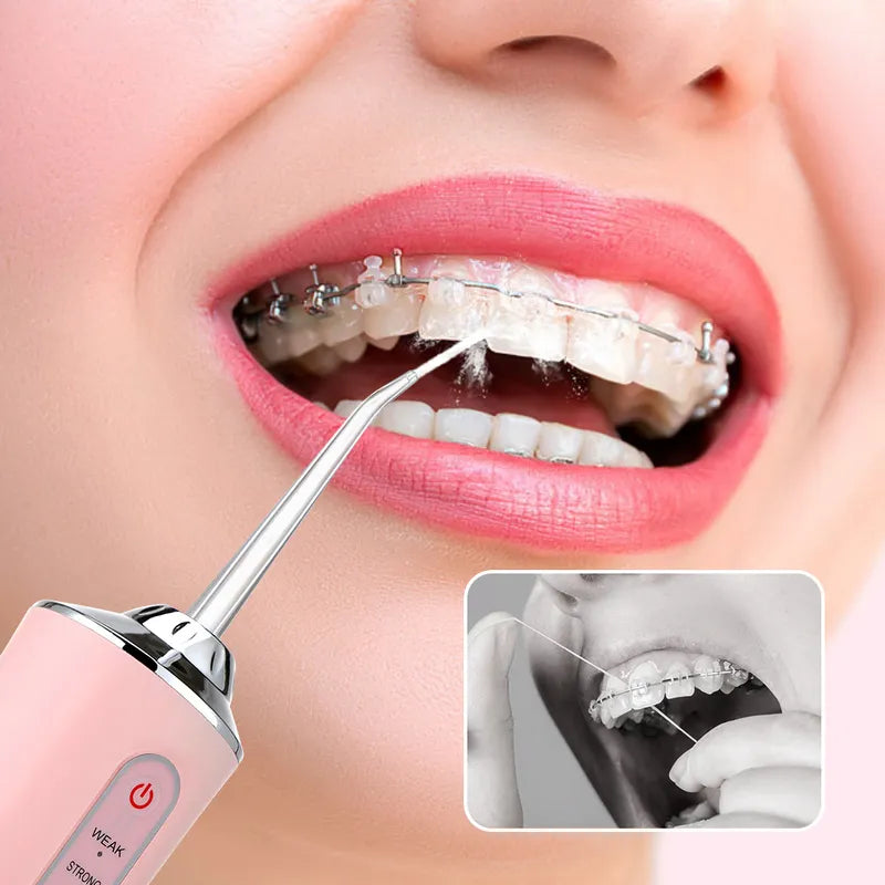 Rechargeable Portable Water Flosser  (Free Home Delivery)
