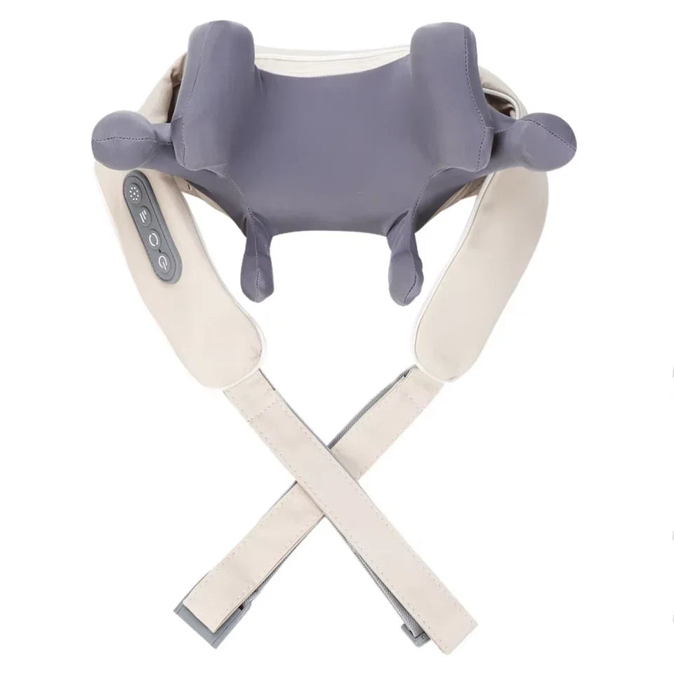 Neck & Back Massager With Heat – Professional Electric Cervical Deep Tissue Pain Relief Machine / 6 months Warranty